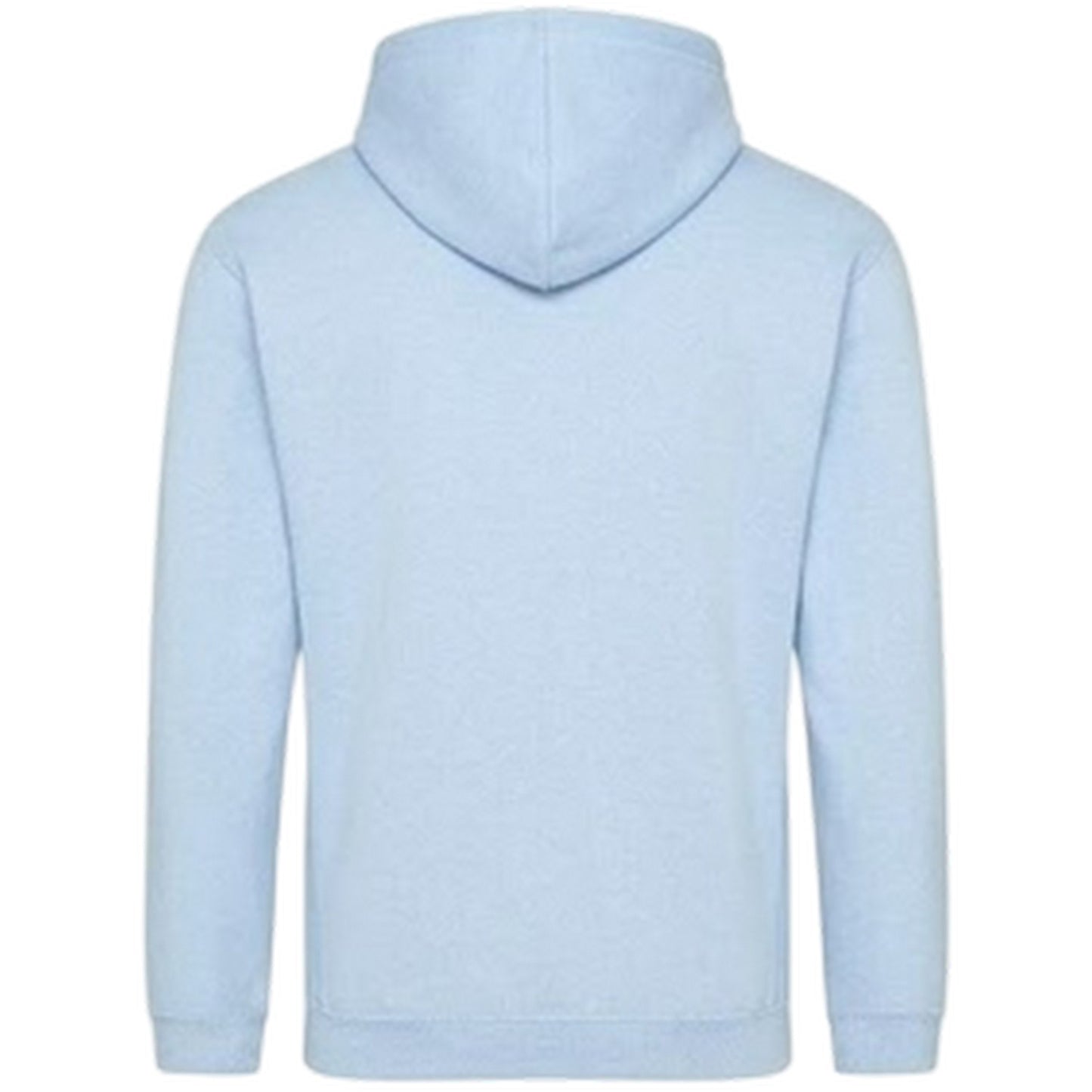 Sky Blue - Back - Lonsdale Mens The Original Logo Hoodie