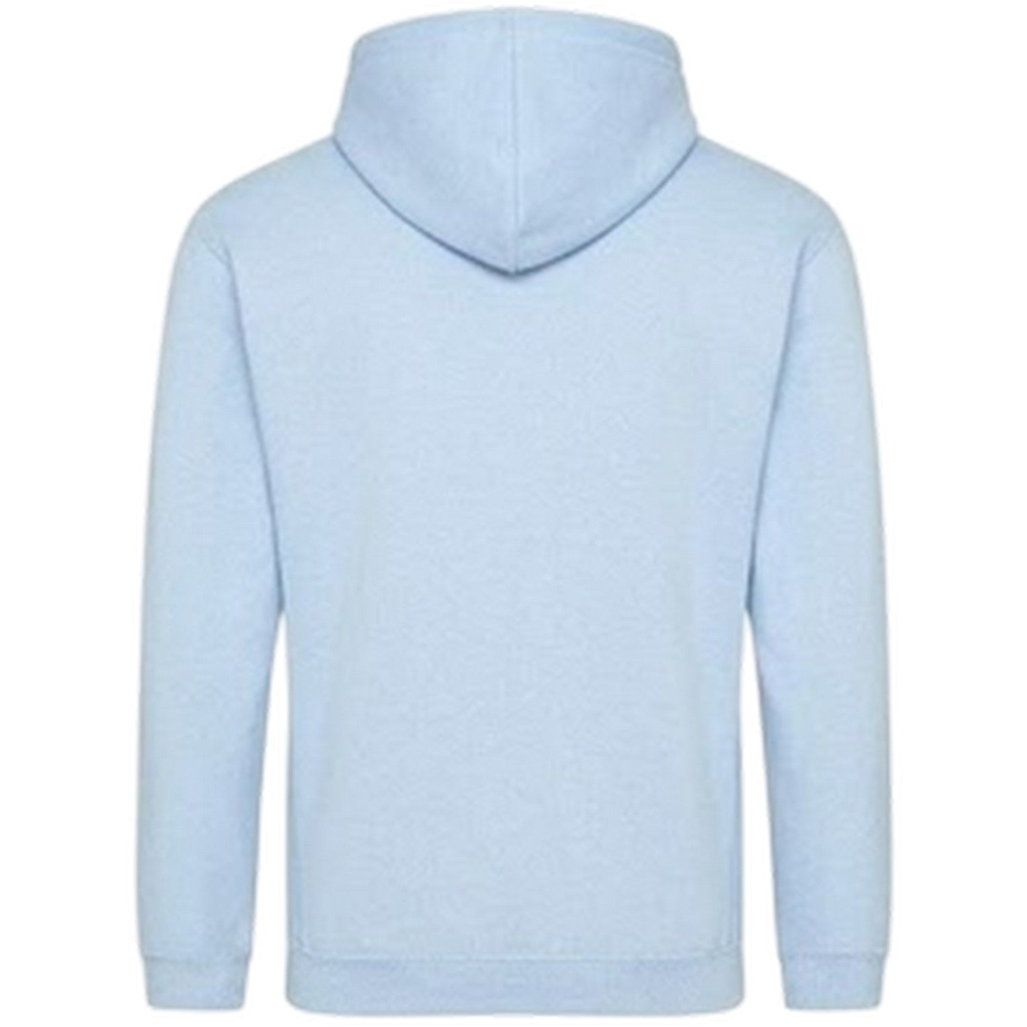 Sky Blue - Back - Lonsdale Mens The Original Logo Hoodie