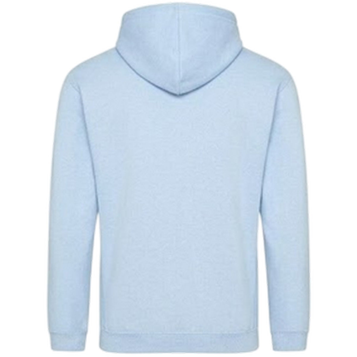 Sky Blue - Back - Lonsdale Mens The Original Logo Hoodie