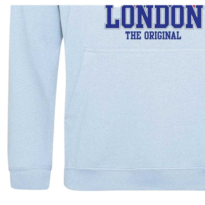 Sky Blue - Lifestyle - Lonsdale Mens The Original Logo Hoodie