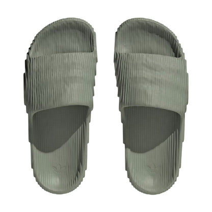 Silver Green - Lifestyle - Adidas Mens Island Club Adilette 22 Sandals