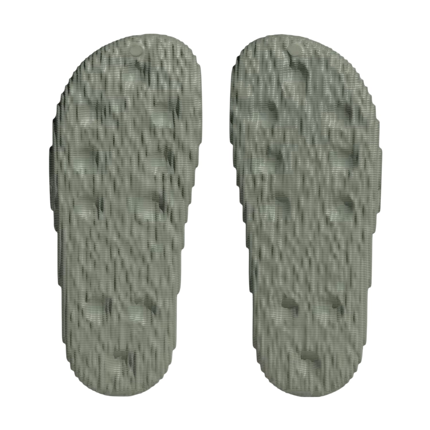 Silver Green - Pack Shot - Adidas Mens Island Club Adilette 22 Sandals