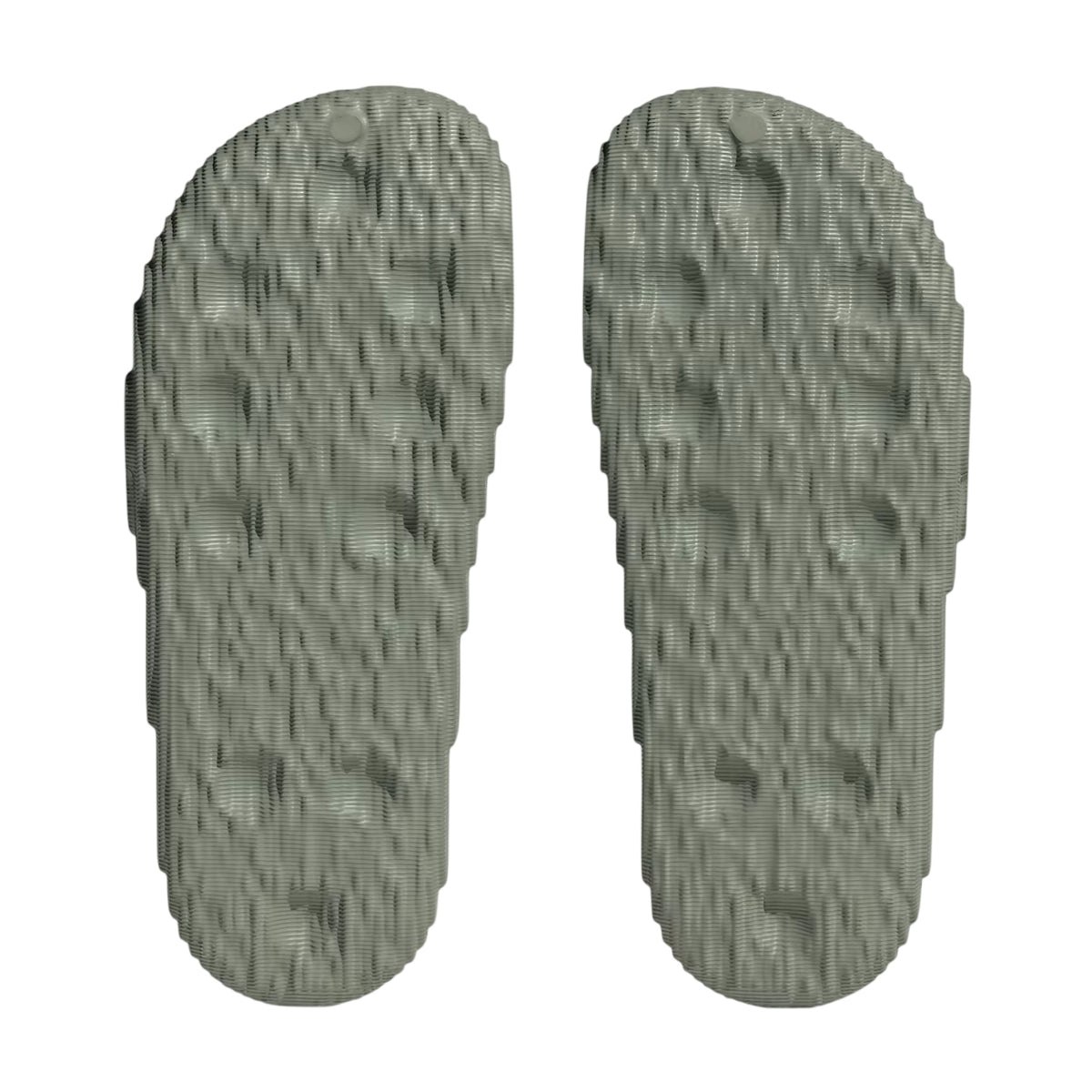 Silver Green - Pack Shot - Adidas Mens Island Club Adilette 22 Sandals