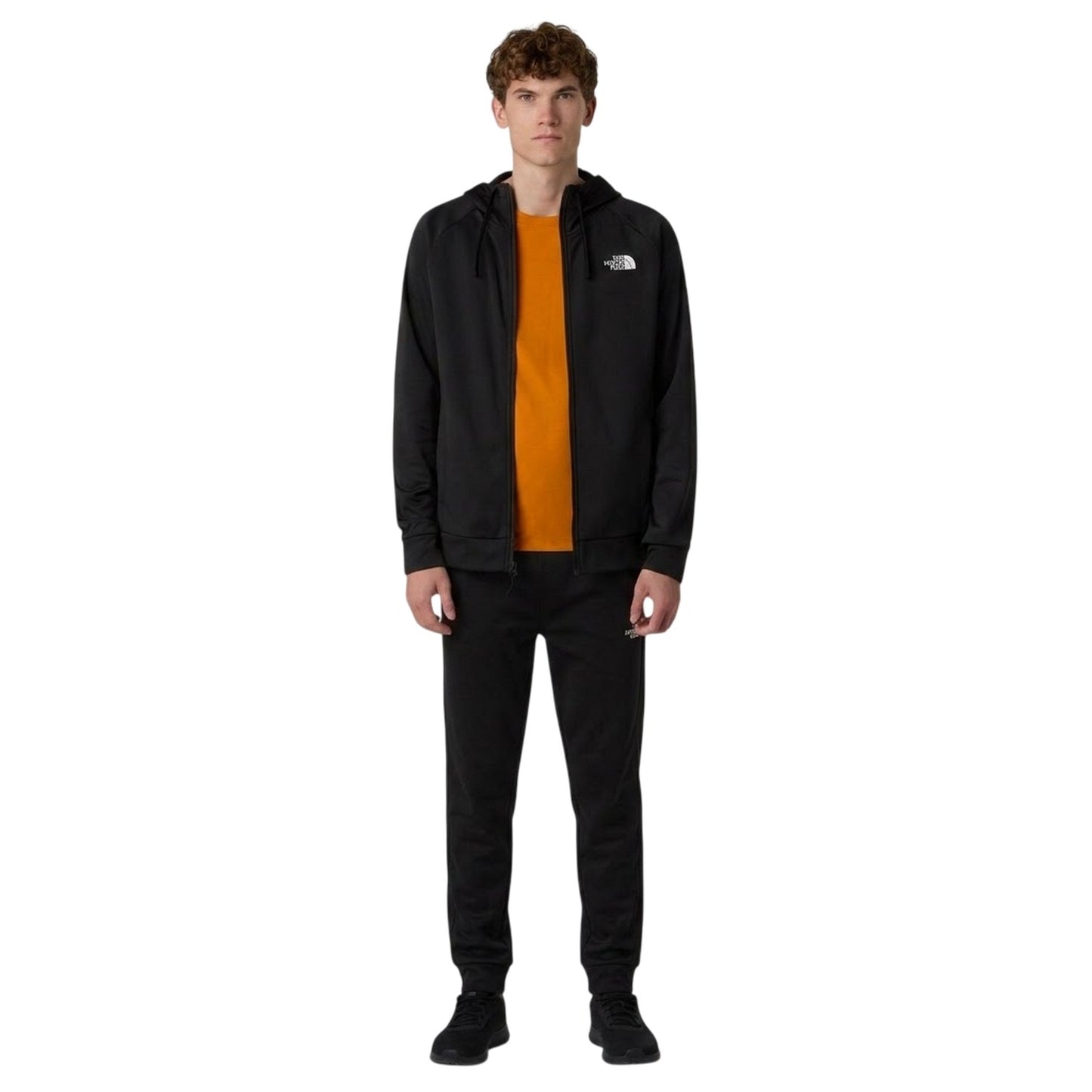 Black - Pack Shot - The North Face Mens Reaxion Sweat Jacket