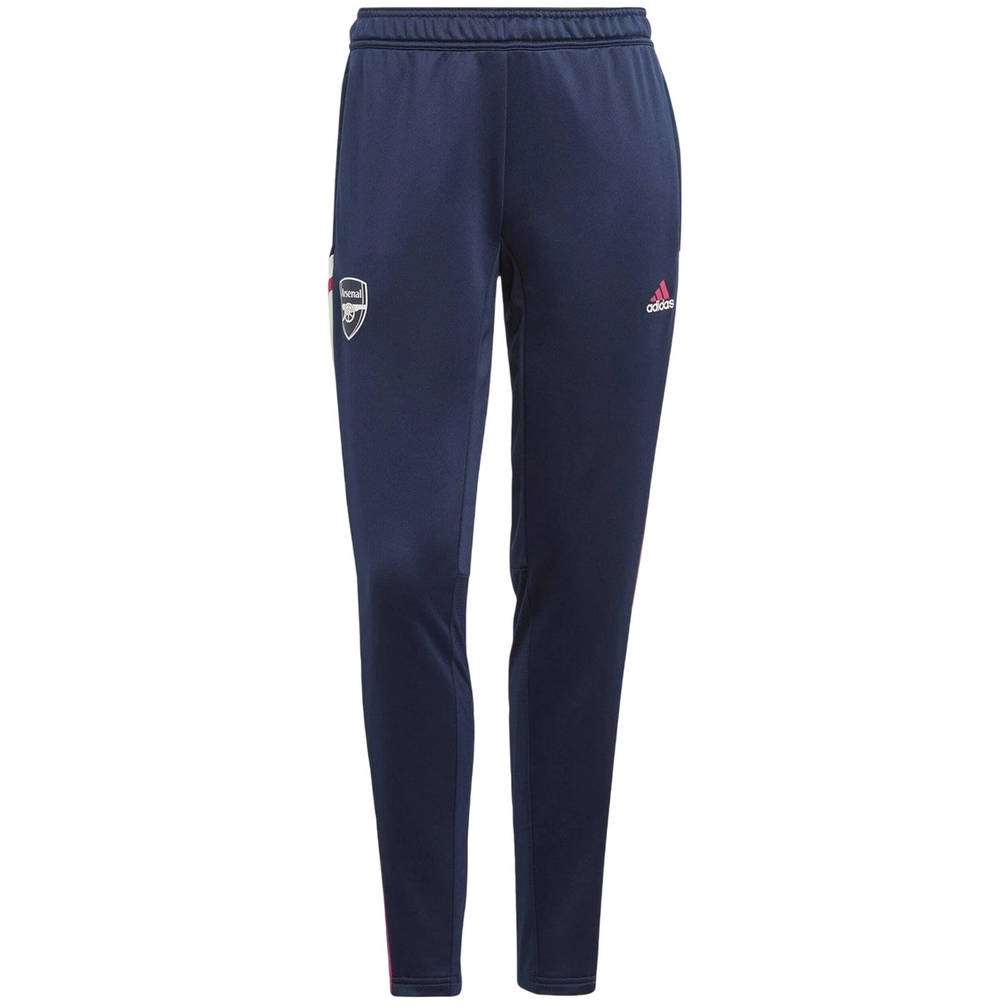 Collegiate Navy - Front - Adidas Womens-Ladies Arsenal FC Tapered Tracksuit Bottoms