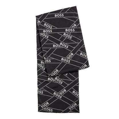 Black - Front - Boss Aroser All-Over Print Scarf