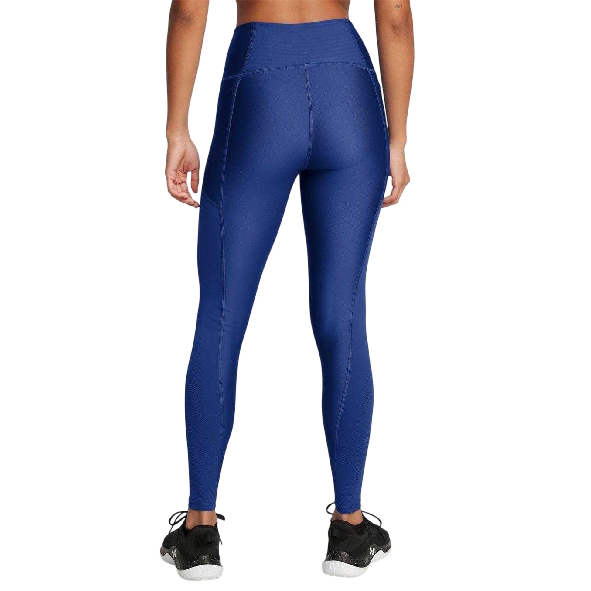 Tech Blue-White - Back - Under Armour Womens-Ladies Vanish Plain Shaping Leggings