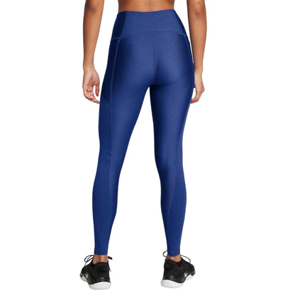 Tech Blue-White - Back - Under Armour Womens-Ladies Vanish Plain Shaping Leggings