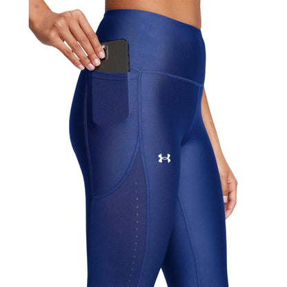 Tech Blue-White - Lifestyle - Under Armour Womens-Ladies Vanish Plain Shaping Leggings