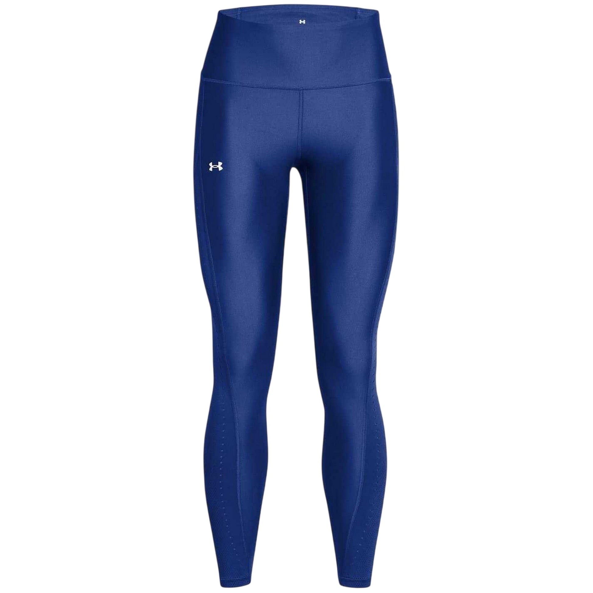Tech Blue-White - Front - Under Armour Womens-Ladies Vanish Plain Shaping Leggings