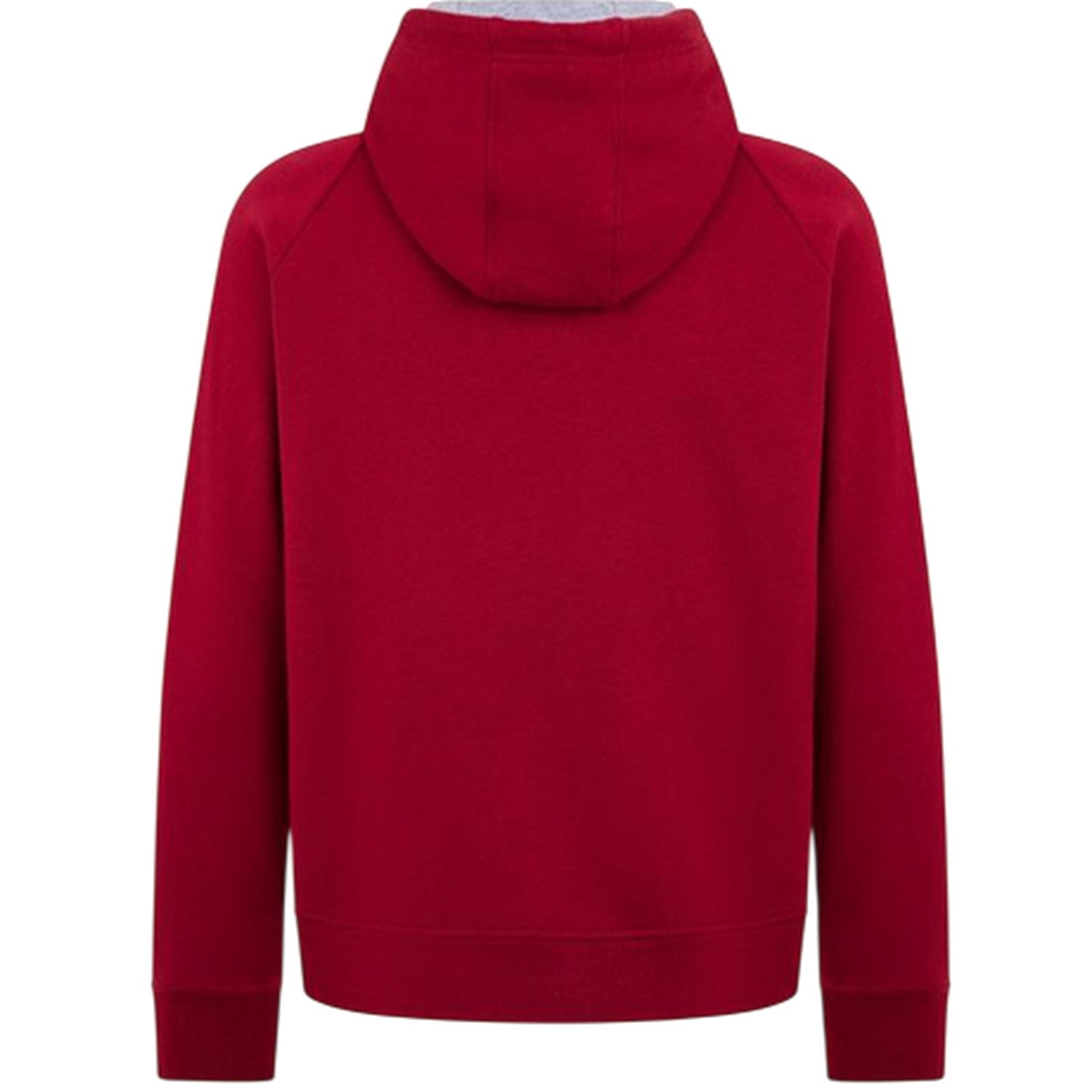Burgundy - Back - Ellesse Mens Embroidered Raglan Hoodie