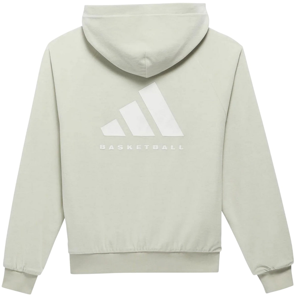 Green - Back - Adidas Mens Raglan Hoodie
