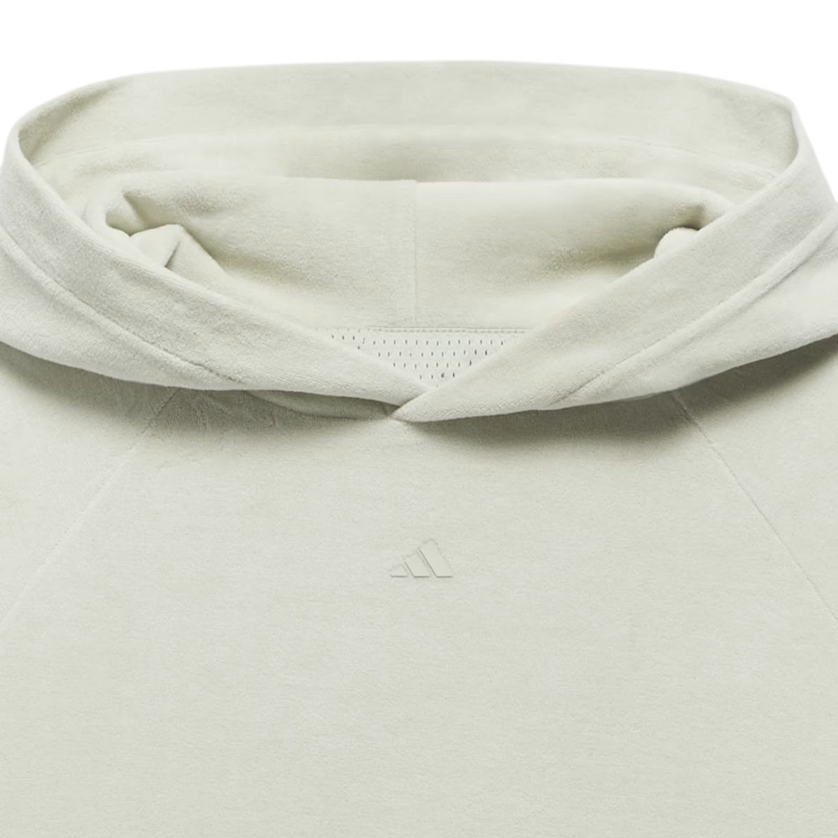 Green - Side - Adidas Mens Raglan Hoodie