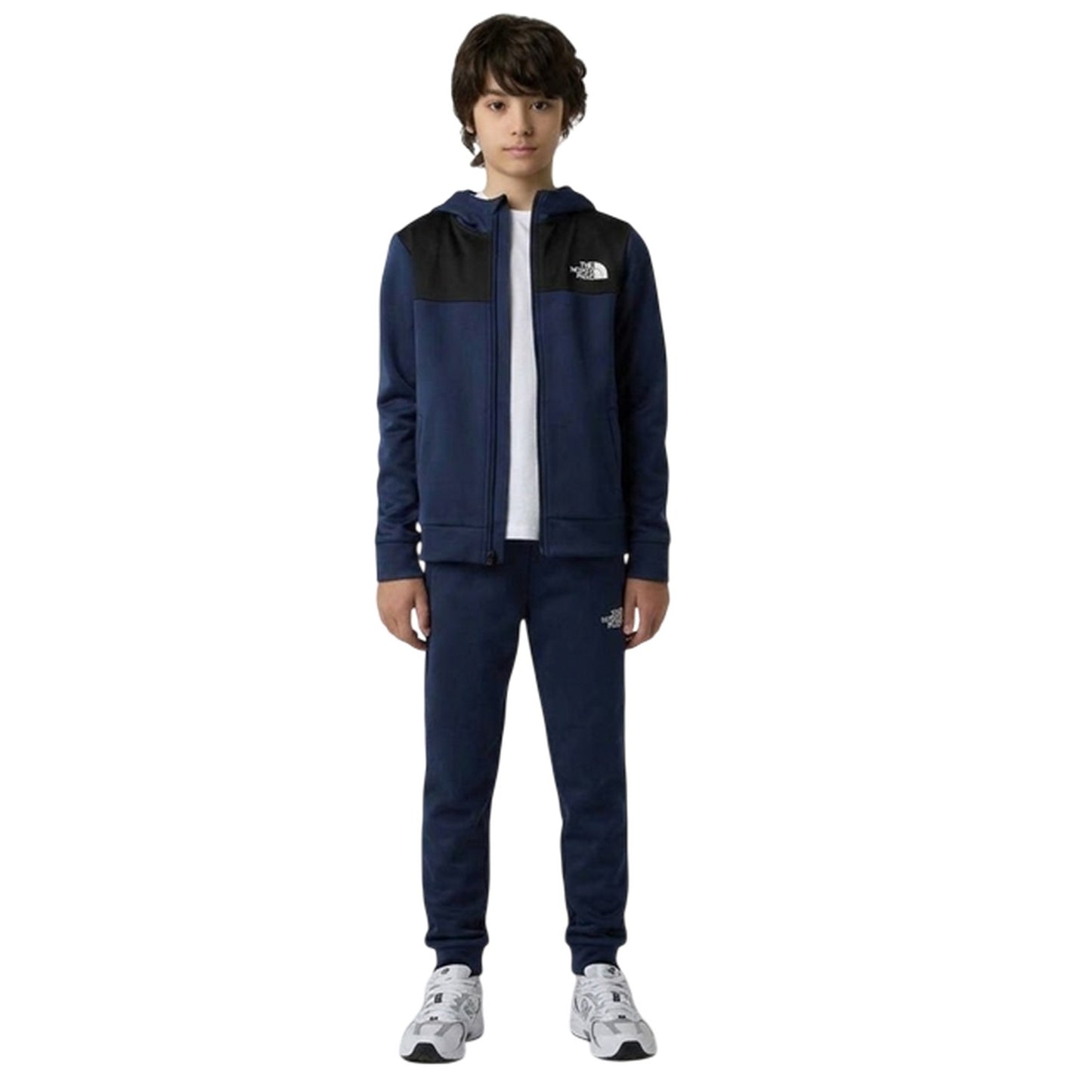 Navy - Pack Shot - The North Face Childrens-Kids Reaxion Hooded Jacket