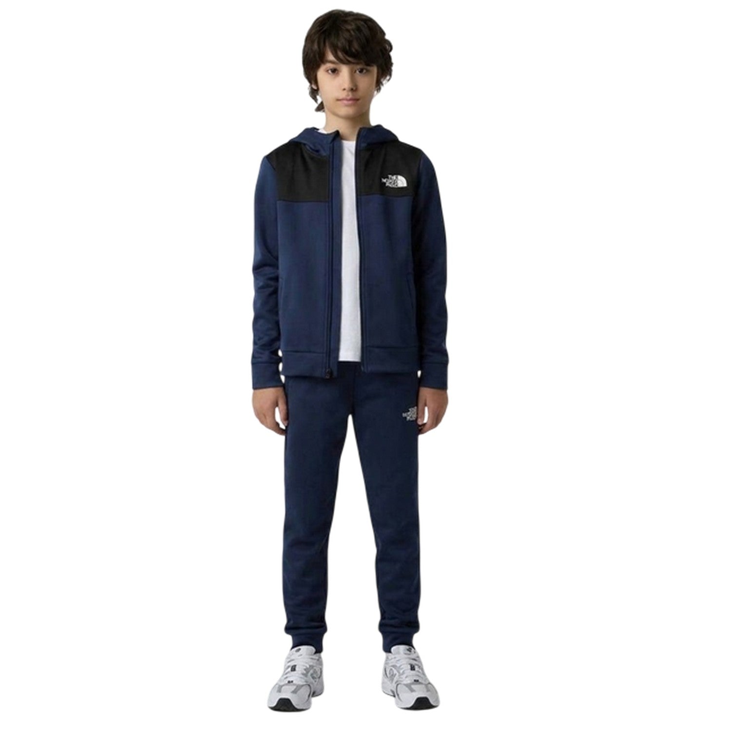Navy - Pack Shot - The North Face Childrens-Kids Reaxion Hooded Jacket