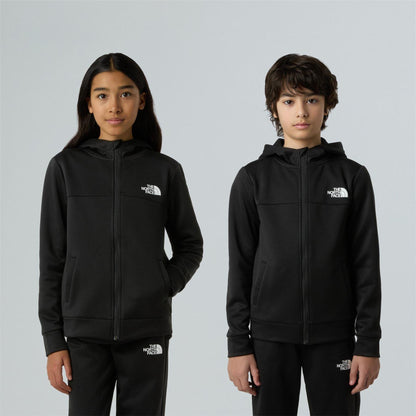 Black - Pack Shot - The North Face Childrens-Kids Reaxion Hooded Jacket