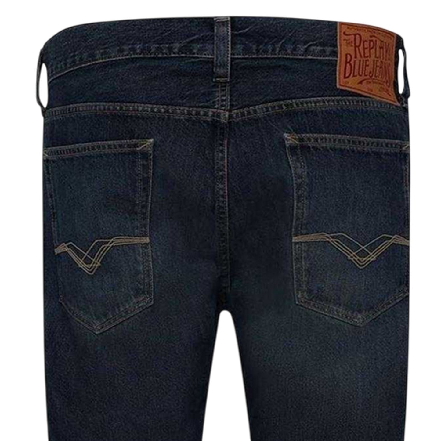 Blue - Lifestyle - Replay Mens Neaal Cotton Slim Jeans