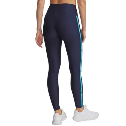 Washed Navy - Front - Under Armour Womens-Ladies Tech Solid Leggings