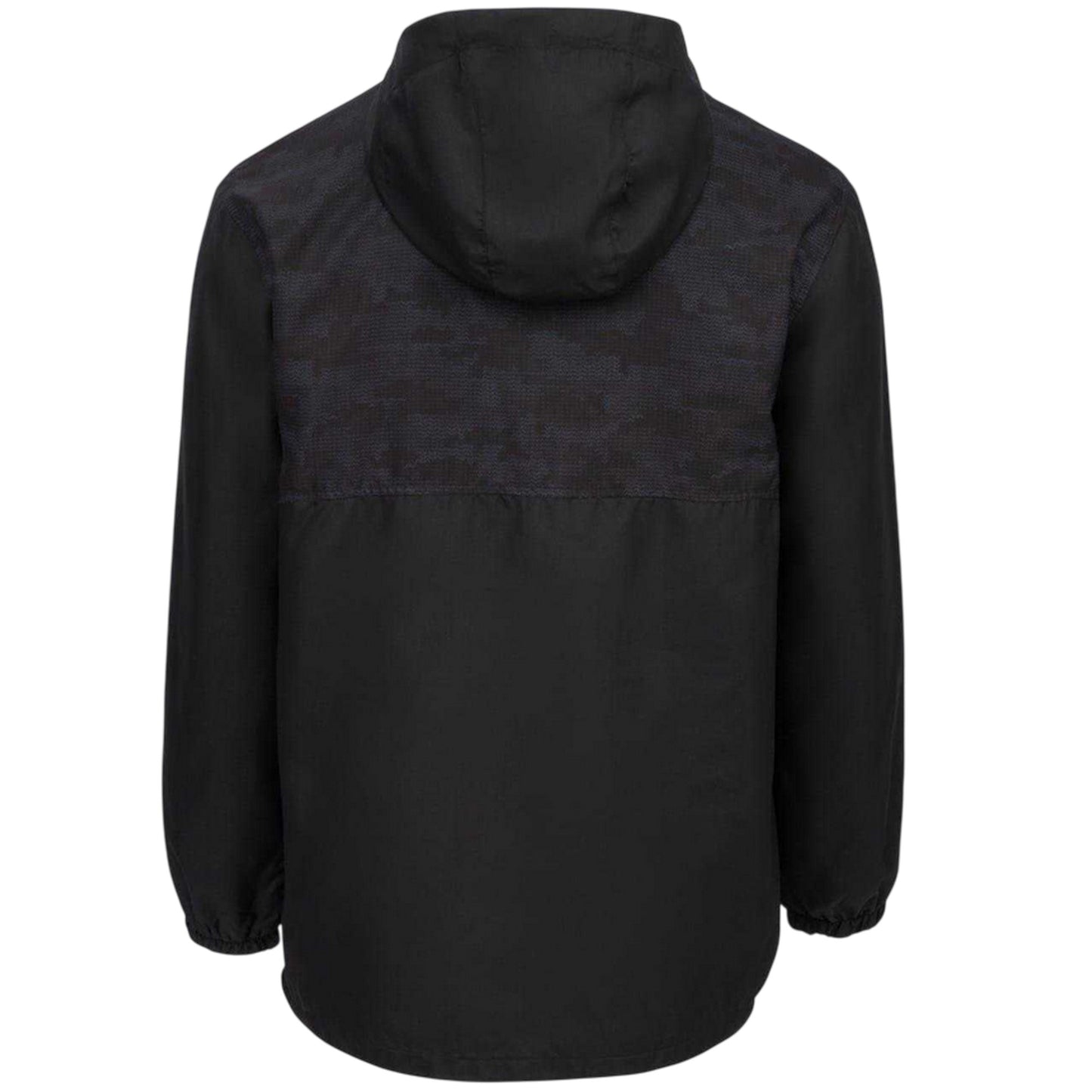 Black - Back - KooGa Mens Vortec Portable Cagoule