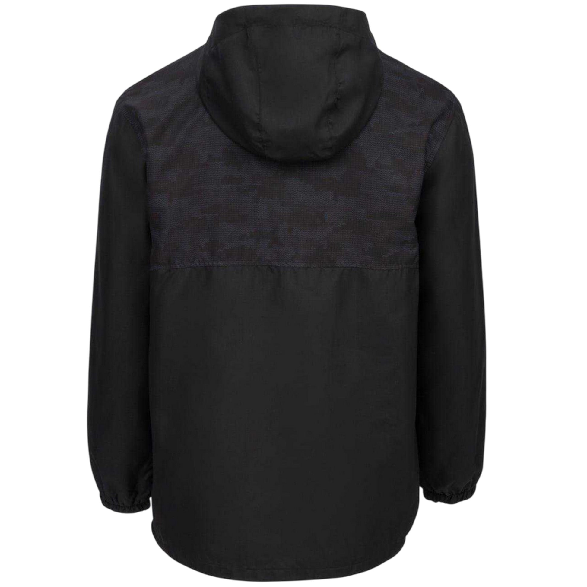 Black - Back - KooGa Mens Vortec Portable Cagoule