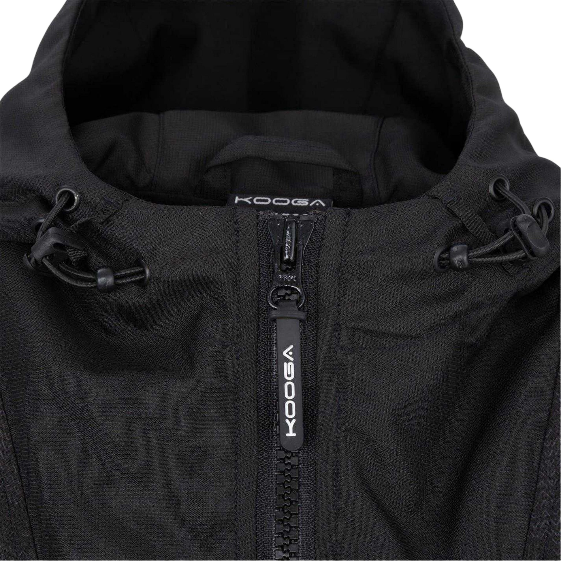 Black - Lifestyle - KooGa Mens Vortec Portable Cagoule