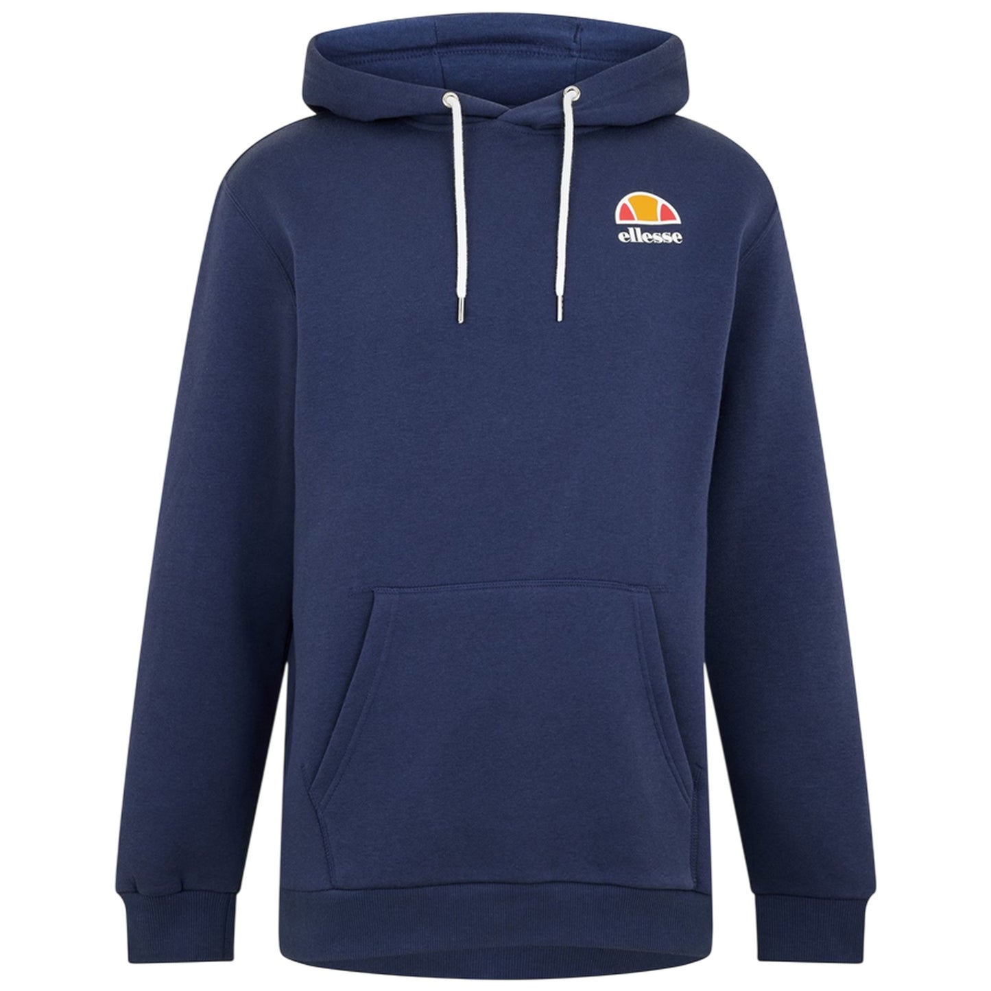 Navy - Front - Ellesse Mens Toce Hooded Raglan Hoodie