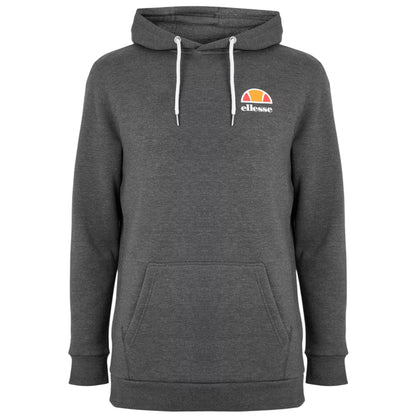 Charcoal - Front - Ellesse Mens Toce Hooded Raglan Hoodie