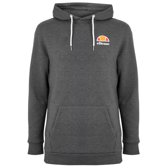 Charcoal - Front - Ellesse Mens Toce Hooded Raglan Hoodie