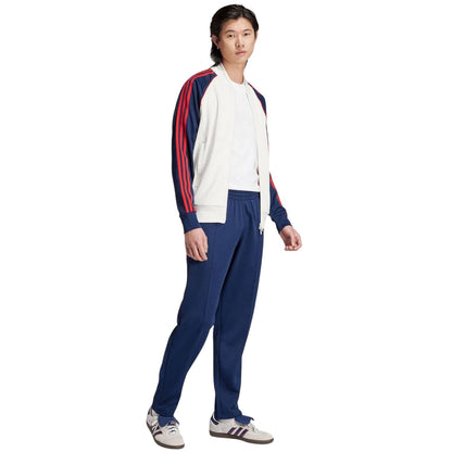 White - Pack Shot - Adidas Mens Classics 3 Stripes Slim Track Jacket
