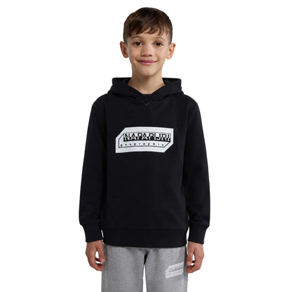 Black - Lifestyle - Napapijri Childrens-Kids Kitik Drawstring Hoodie