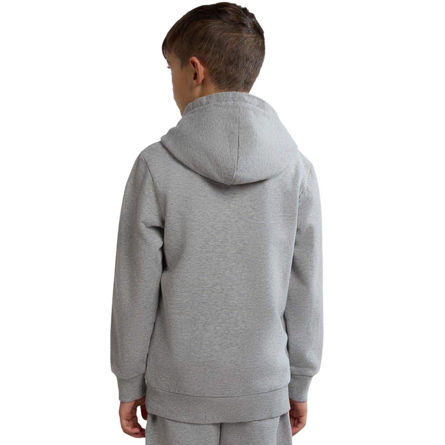 Grey - Back - Napapijri Childrens-Kids Kitik Drawstring Hoodie