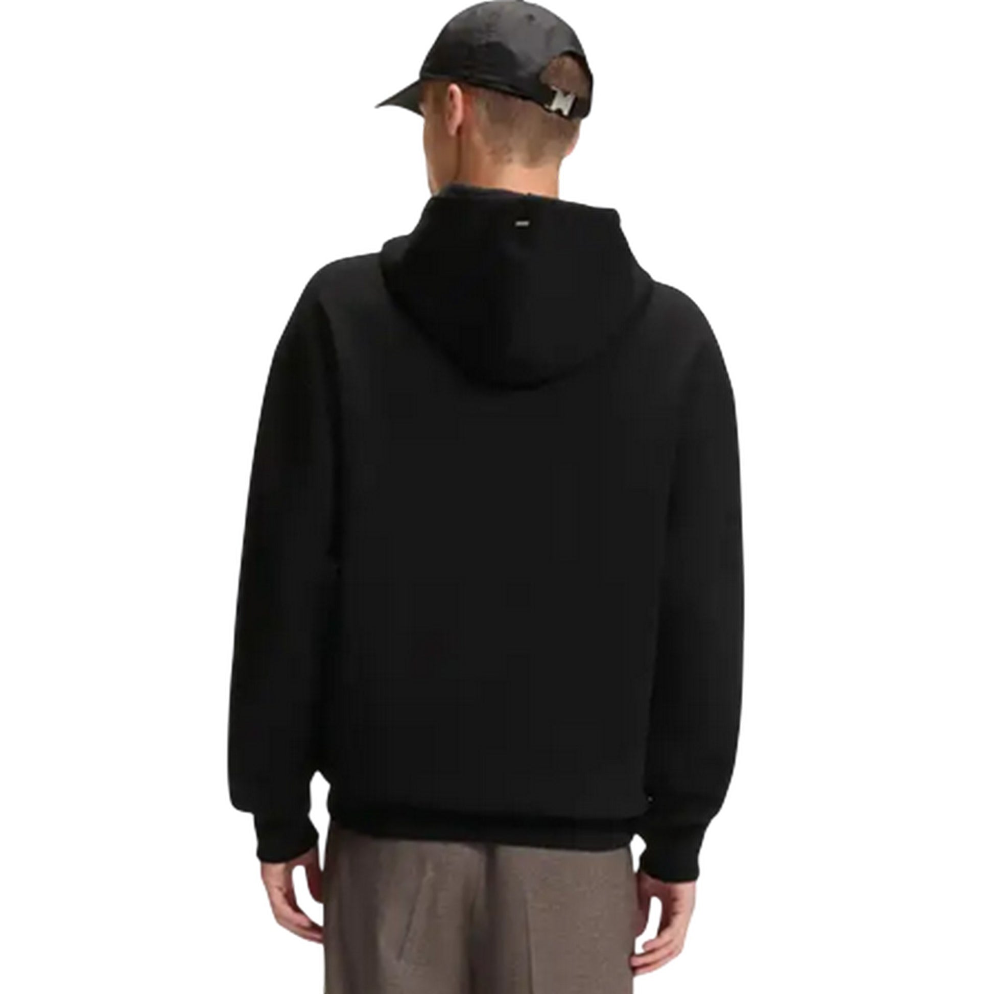 Black - Back - Hugo Mens Hoodie
