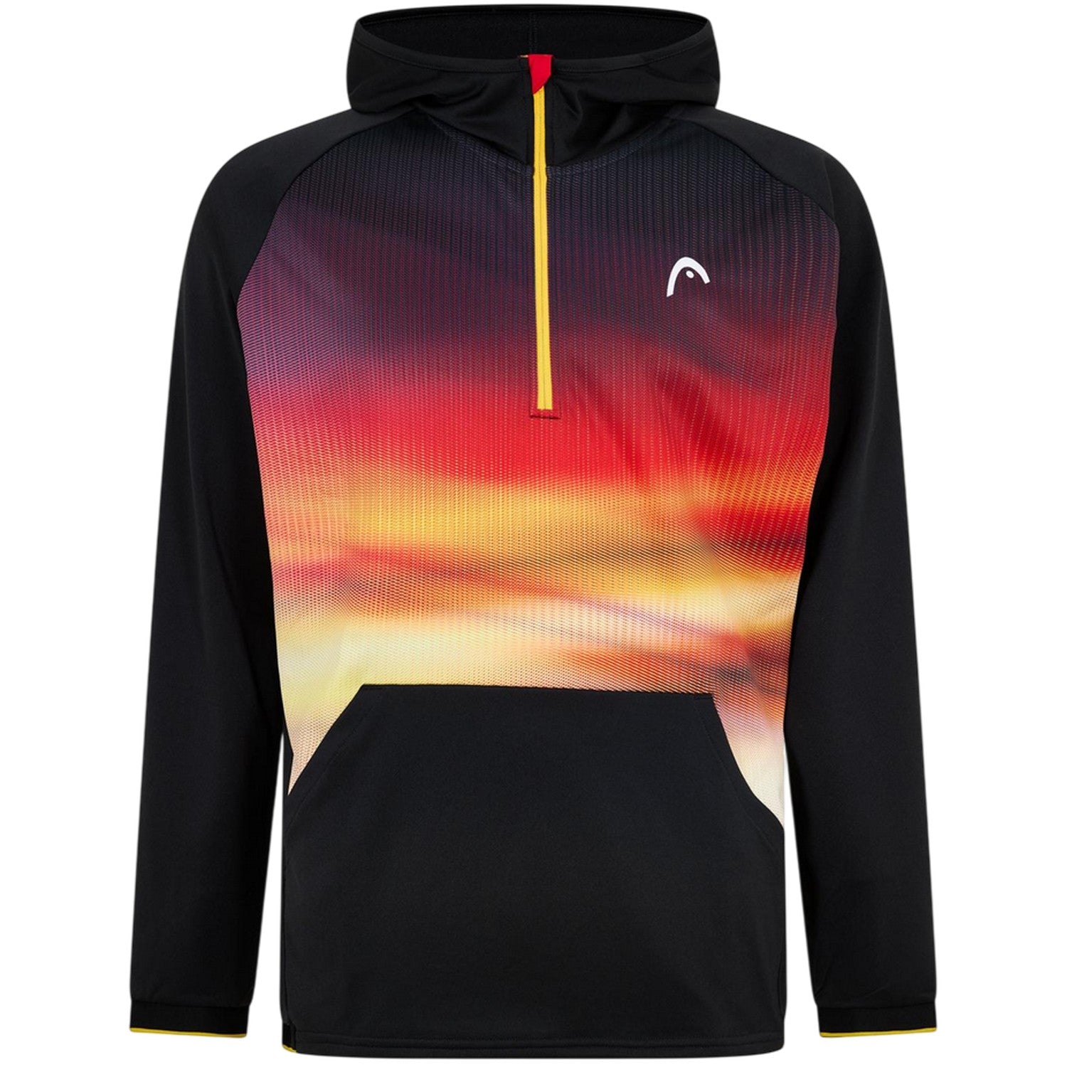 Multicoloured - Front - Head Mens Gradient Print Hoodie