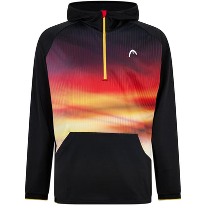 Multicoloured - Front - Head Mens Gradient Print Hoodie