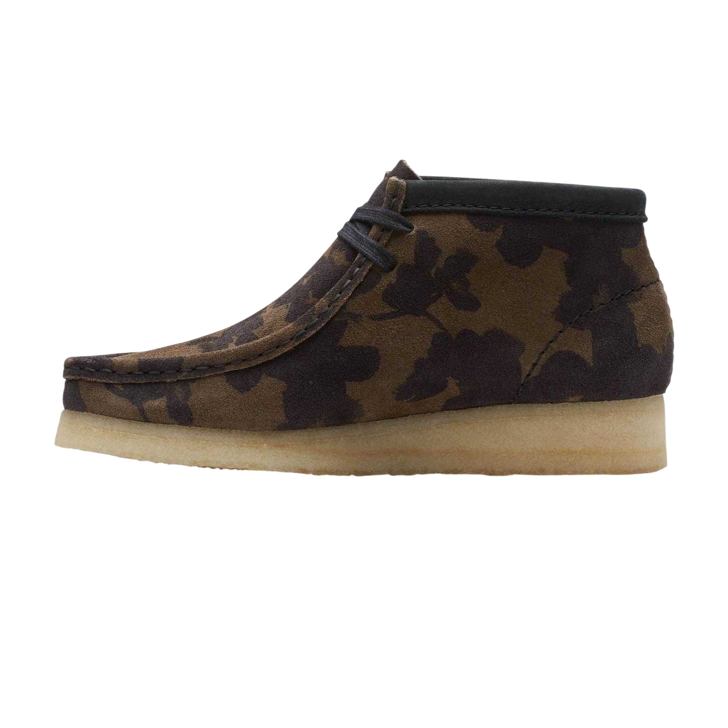 Black - Back - Clarks Originals Mens Wallabee Calf Suede Boots