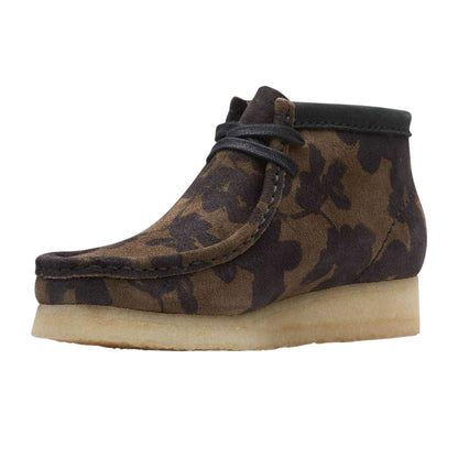 Black - Side - Clarks Originals Mens Wallabee Calf Suede Boots
