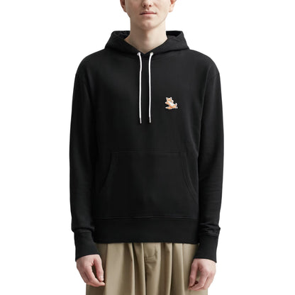 Black - Side - Maison Kitsuné Mens Hoodie