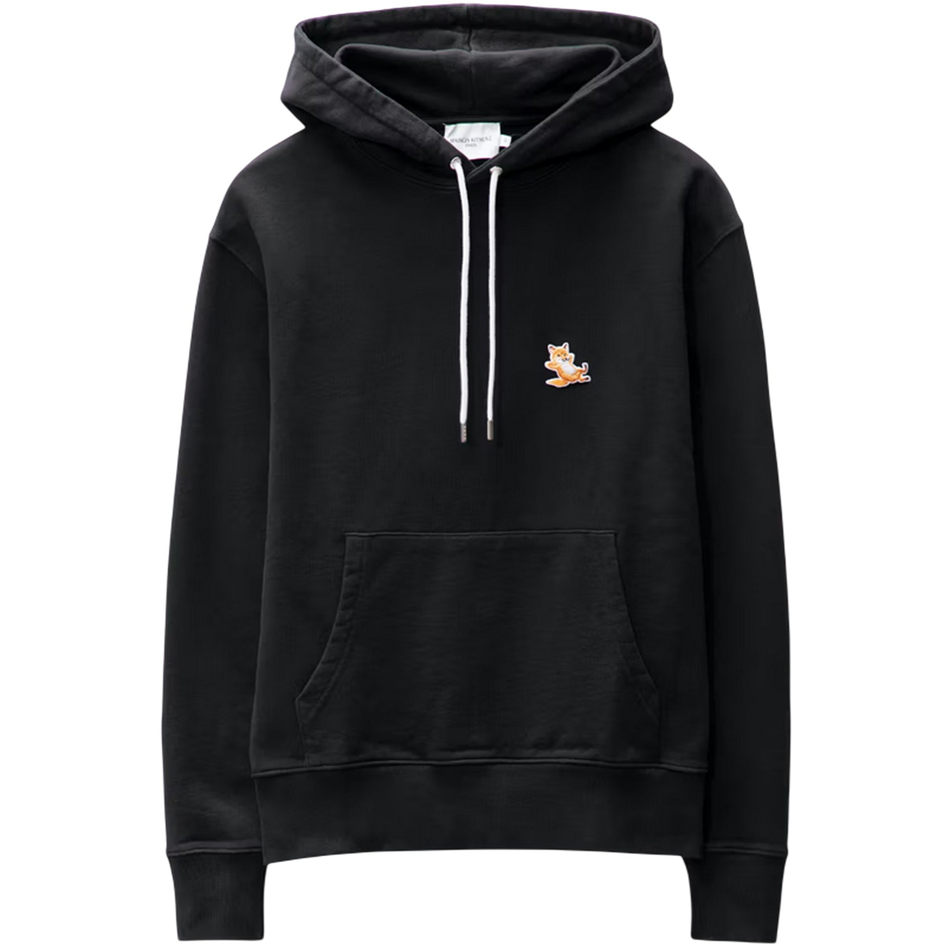 Black - Front - Maison Kitsuné Mens Hoodie