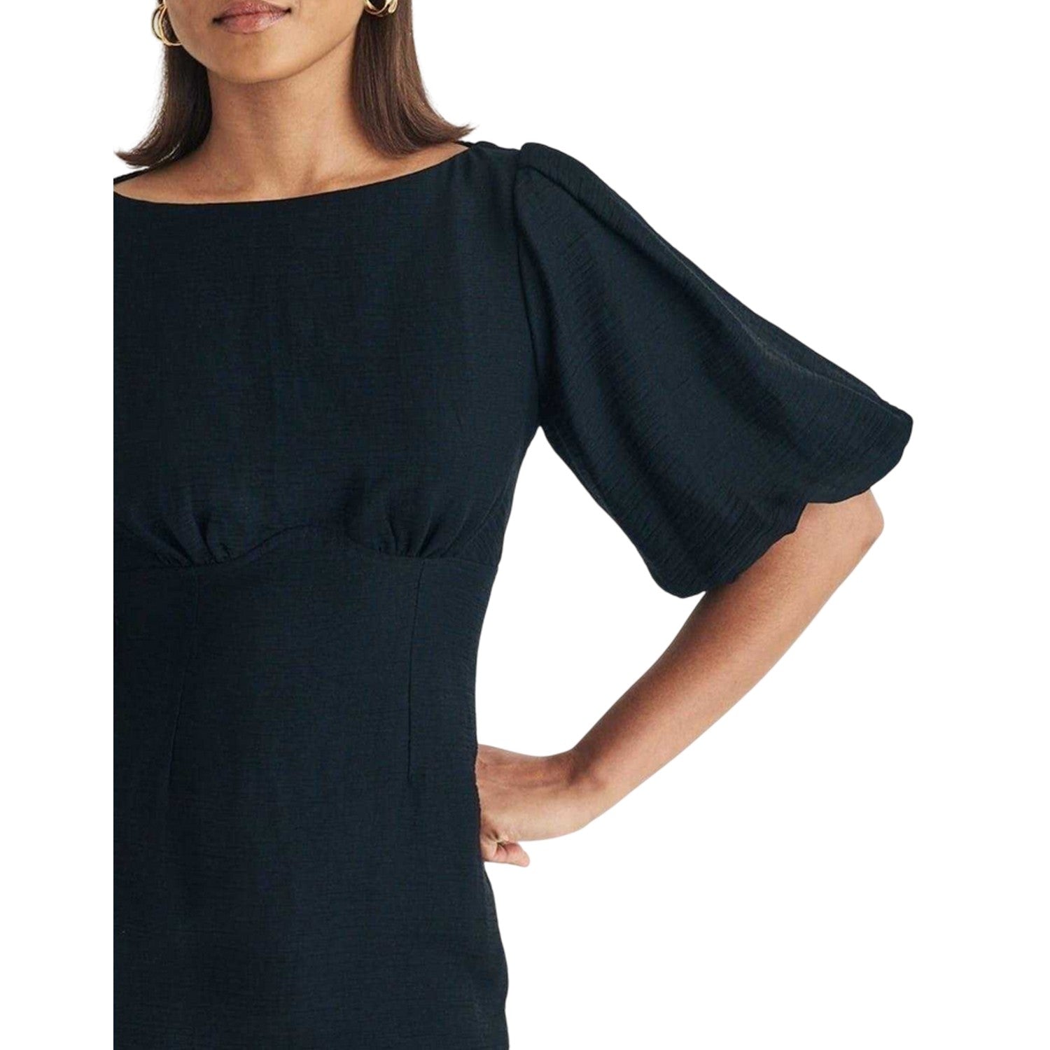Black - Side - Nobody´s Child Womens-Ladies Hannah Boat Neck Mini Dress