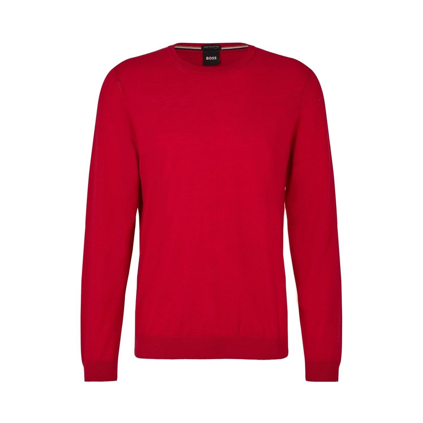 Red - Front - Hugo Boss Mens Leno-P Jumper