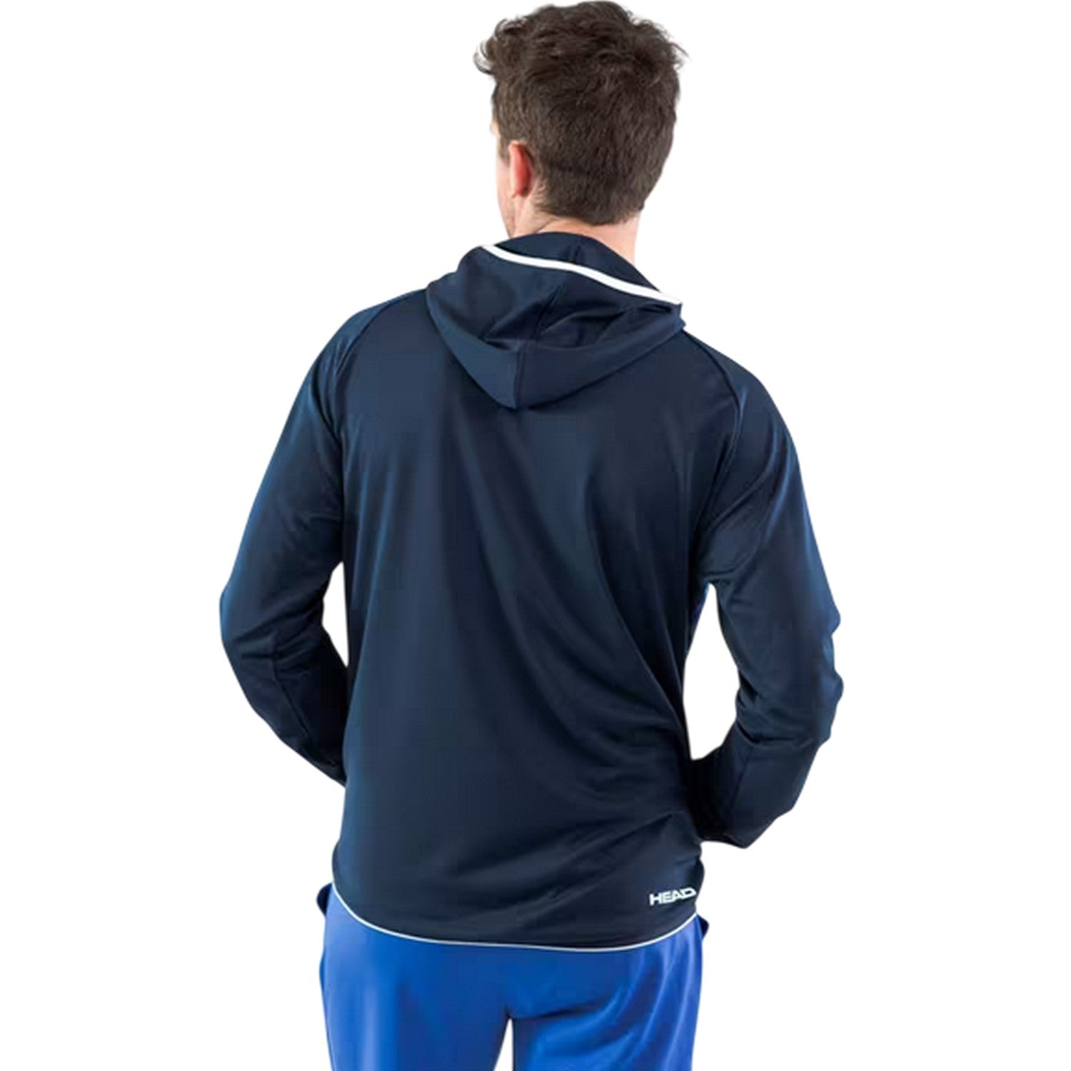 Blue - Lifestyle - Head Mens Geometric Pattern Regular Raglan Sweatshirt