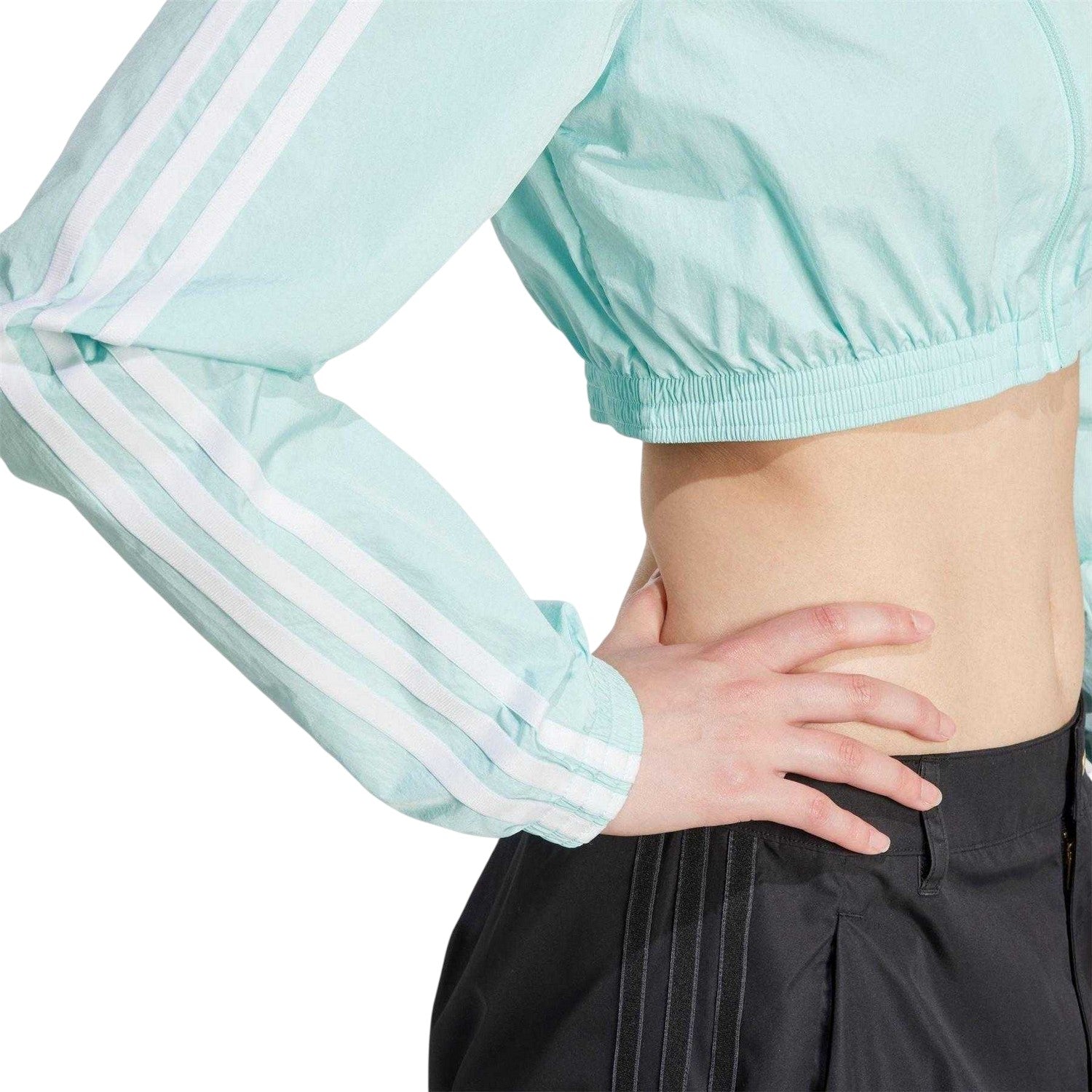 Aqua - Side - Adidas Womens-Ladies Teamgeist Track Top