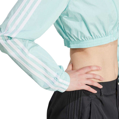 Aqua - Side - Adidas Womens-Ladies Teamgeist Track Top