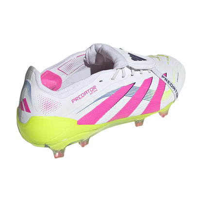 White-Pink - Back - Predator Mens Predator League Firm Ground Football Boots