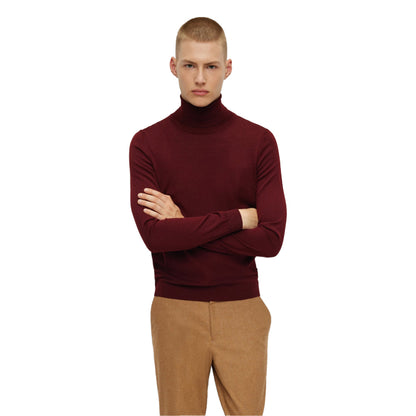 Red - Side - Boss Mens Musso-P Jumper