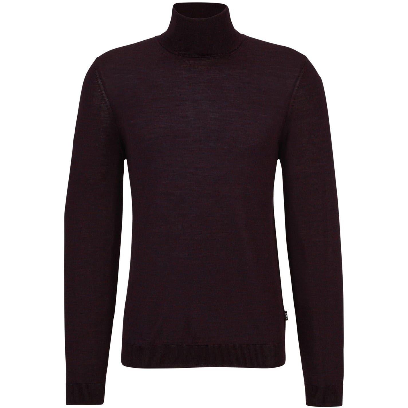 Dark Red - Lifestyle - Boss Mens Musso-P Jumper