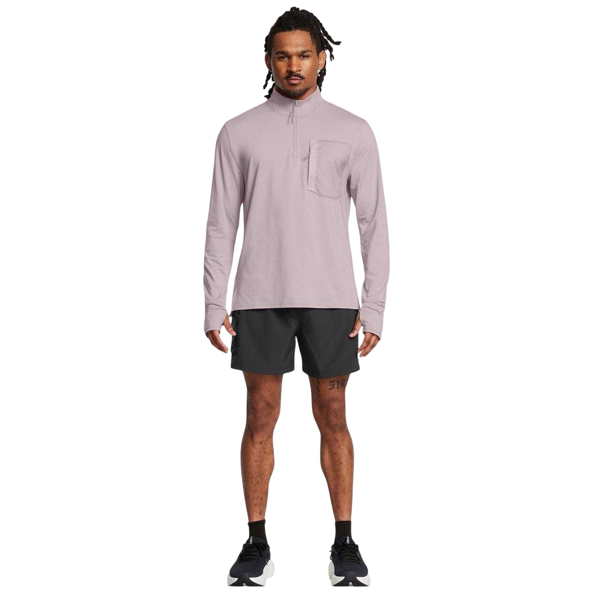 Anthracite - Pack Shot - Under Armour Mens Performance Running Shorts