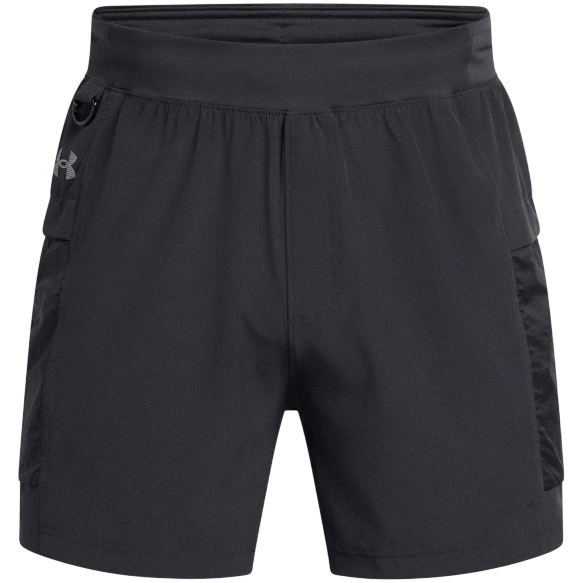 Anthracite - Front - Under Armour Mens Performance Running Shorts