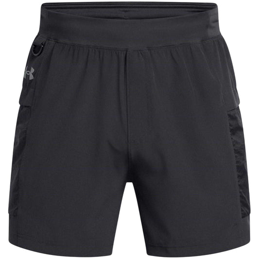 Anthracite - Front - Under Armour Mens Performance Running Shorts