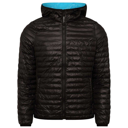 Black - Front - Replay Womens-Ladies Polyester Regular Padded Jacket